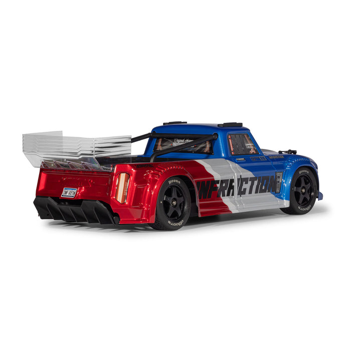 ARA4315V4T1 Arrma 1/8 INFRACTION 223S DSC 4X4 RTR Brushless - Blue/Red