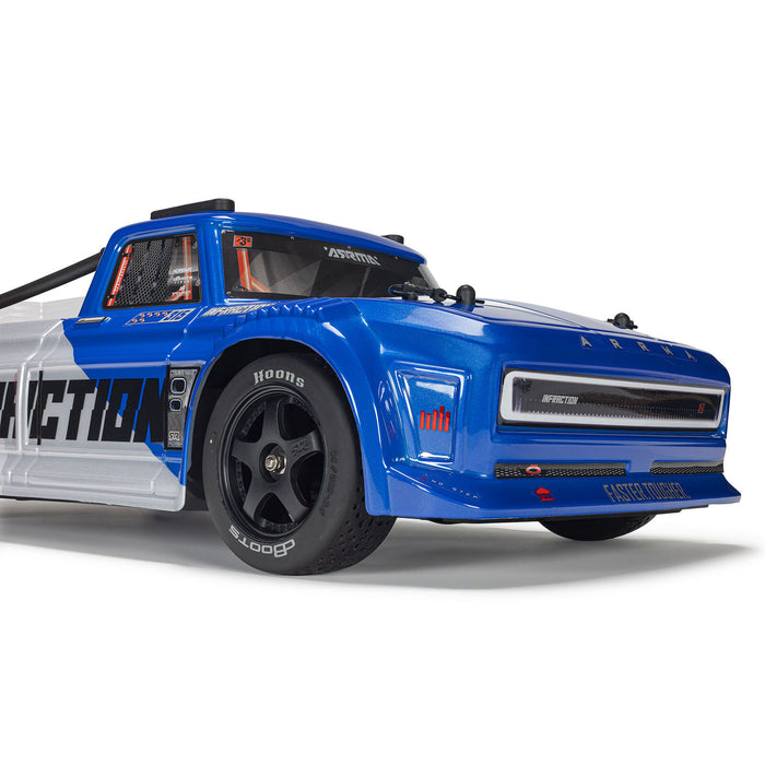 ARA4315V4T1 Arrma 1/8 INFRACTION 223S DSC 4X4 RTR Brushless - Blue/Red