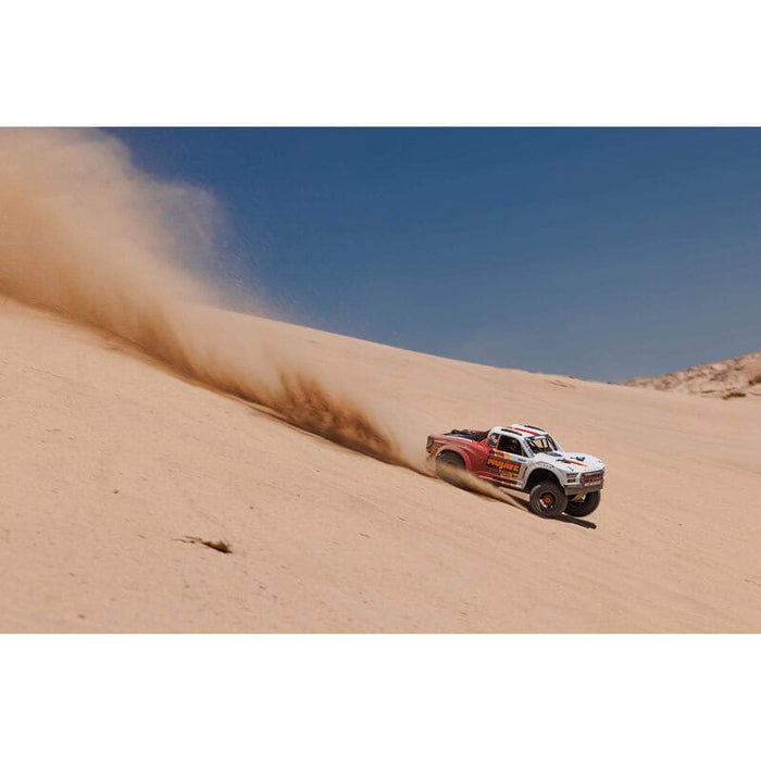 ARA4404T1 1/8 MOJAVE 4X4 4S BLX Desert Truck RTR, White *** YOU will need to order this #SPMX-1035 to run this truck ****