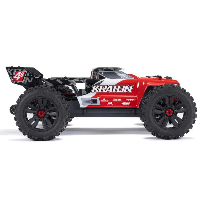 ARA4408V2T3 1/10 KRATON 4X4 4S V2 BLX Speed Monster Truck RTR, Red *** YOU will need to order this #SPMX-1035 to run this truck ****