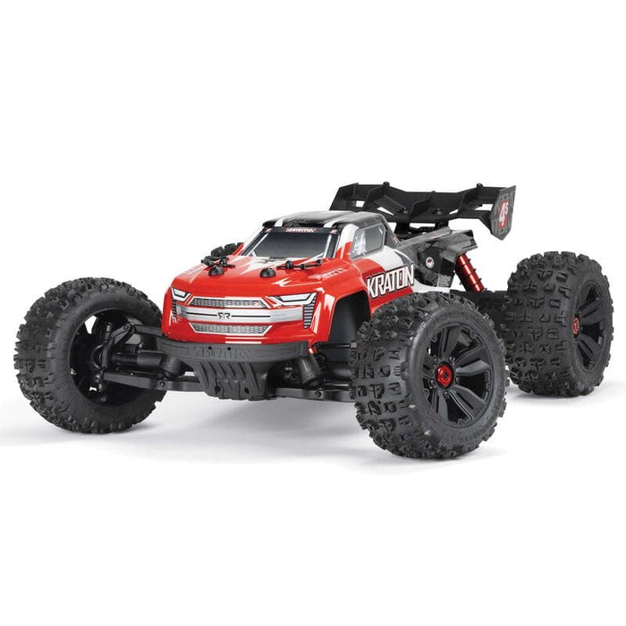 ARA4408V2T3 1/10 KRATON 4X4 4S V2 BLX Speed Monster Truck RTR, Red *** YOU will need to order this #SPMX-1035 to run this truck ****