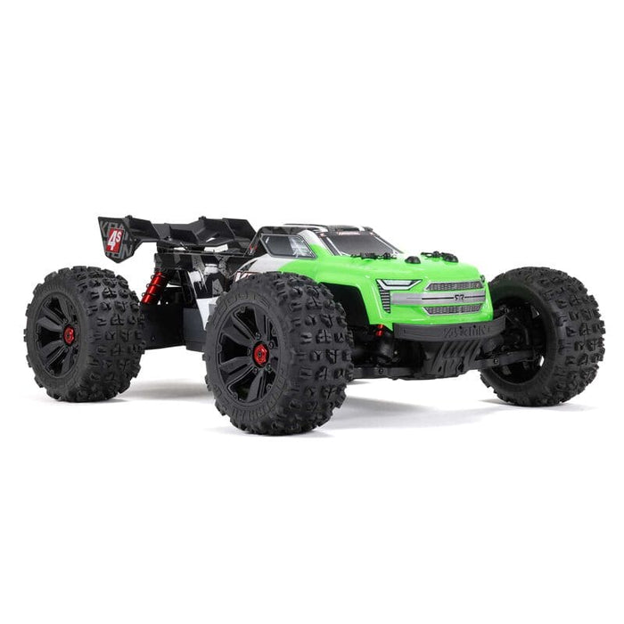 ARA4408V2T4 1/10 KRATON 4X4 4S V2 BLX Speed Monster Truck RTR, Green *** YOU will need to order this #SPMX-1035 to run this truck