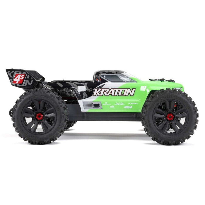 ARA4408V2T4 1/10 KRATON 4X4 4S V2 BLX Speed Monster Truck RTR, Green *** YOU will need to order this #SPMX-1035 to run this truck