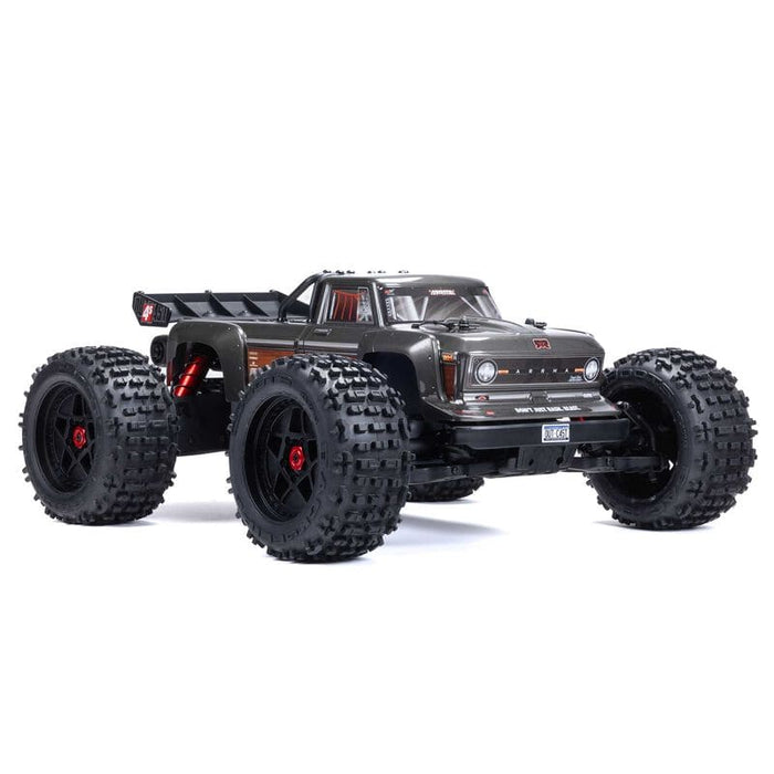 ARA4410V2T3 1/10 OUTCAST 4X4 4S V2 BLX Stunt Truck RTR, Gunmetal *** YOU will need to order this #SPMX-1035 to run this truck ****