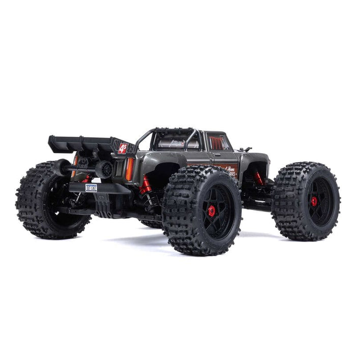 ARA4410V2T3 1/10 OUTCAST 4X4 4S V2 BLX Stunt Truck RTR, Gunmetal *** YOU will need to order this #SPMX-1035 to run this truck ****