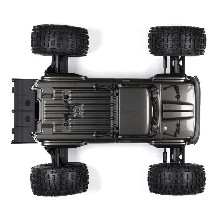 ARA4410V2T3 1/10 OUTCAST 4X4 4S V2 BLX Stunt Truck RTR, Gunmetal *** YOU will need to order this #SPMX-1035 to run this truck ****