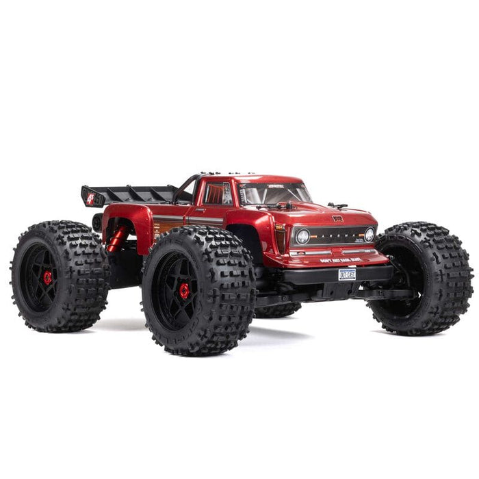 ARA4410V2T4 1/10 OUTCAST 4X4 4S V2 BLX Stunt Truck RTR, Red *** YOU will need to order this #SPMX-1035 to run this truck ****
