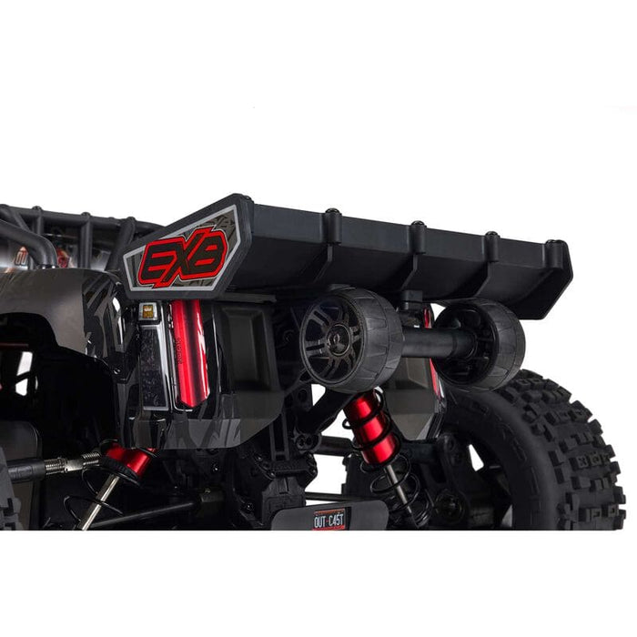 ARA5810V2T1 1/5 OUTCAST 4X4 8S BLX EXB Brushless Stunt Truck RTR, Black YOU will need this part #SPMXPS8HC   to run this truck