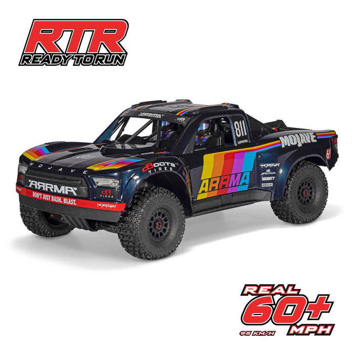 ARA7604V3T1 1/7 MOJAVE 6S 4X4 RTR Brushless Desert Truck , Blue