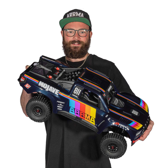 ARA7604V3T1 1/7 MOJAVE 6S 4X4 RTR Brushless Desert Truck , Blue