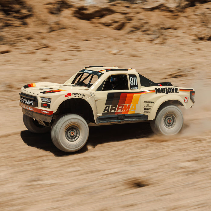 ARA7604V3T2 1/7 MOJAVE 6S 4X4 RTR Brushless Desert Truck , Beige