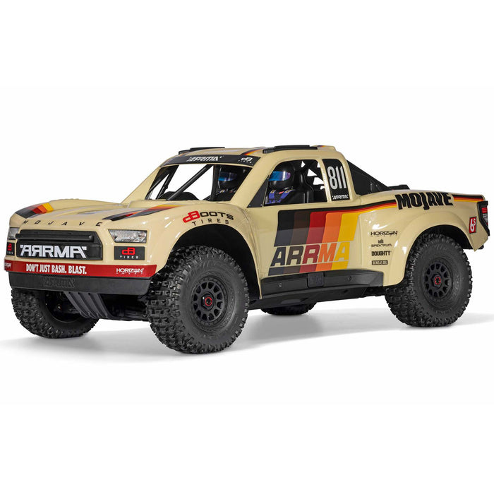 ARA7604V3T2 1/7 MOJAVE 6S 4X4 RTR Brushless Desert Truck , Beige