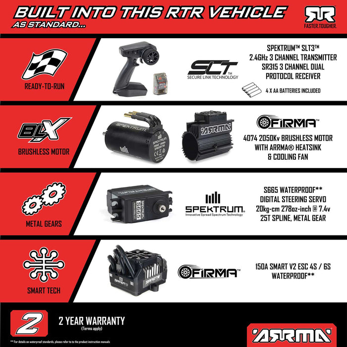 ARA7704V3T1 1/7 ARRMA MOJAVE 6S EXB