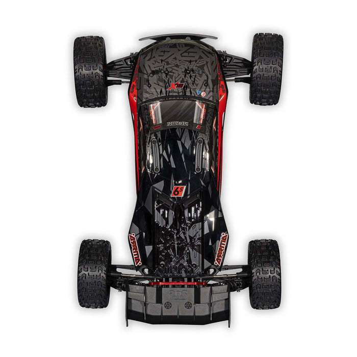 ARA7707V6T1 Arrma 1/7 TALION 4X4 6S EXB BLX Brushless V6 RTR - Black