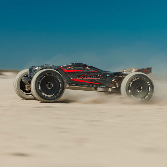 ARA7707V6T1 Arrma 1/7 TALION 4X4 6S EXB BLX Brushless V6 RTR - Black