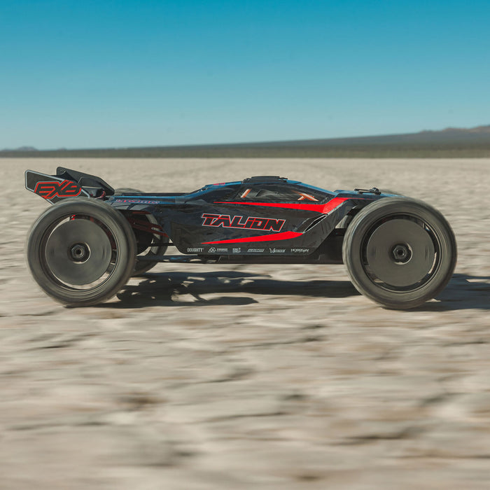 ARA7707V6T1 Arrma 1/7 TALION 4X4 6S EXB BLX Brushless V6 RTR - Black