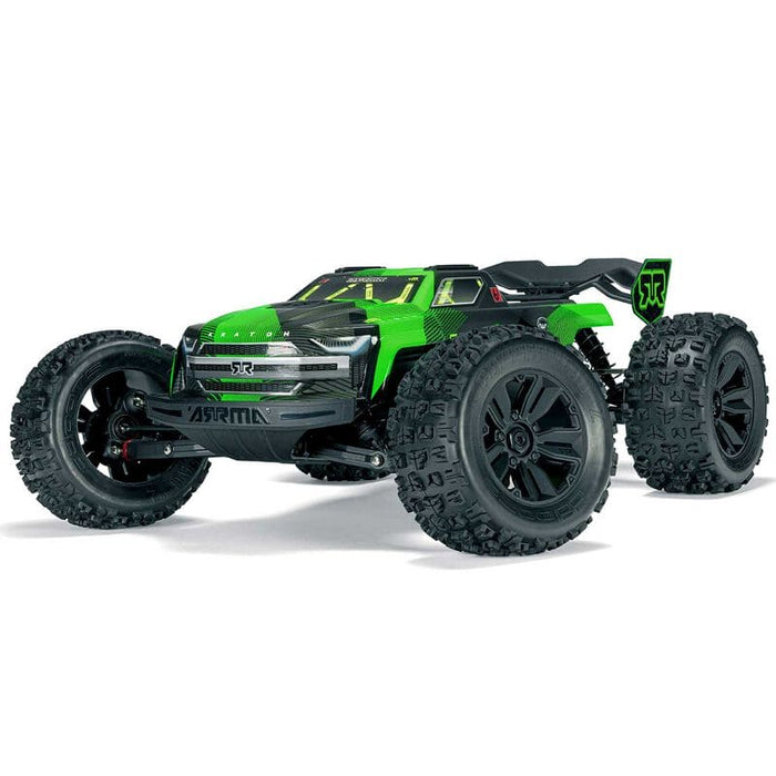 ARA8608V6T3 Arrma 1/8 KRATON 6S 4X4 RTR Brushless Speed Truck, Green/Black