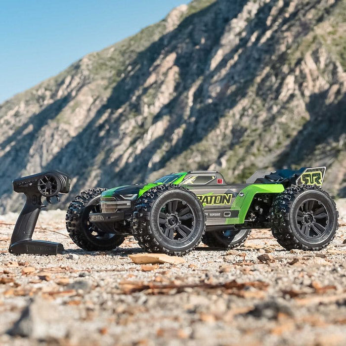 ARA8608V6T3 Arrma 1/8 KRATON 6S 4X4 RTR Brushless Speed Truck, Green/Black