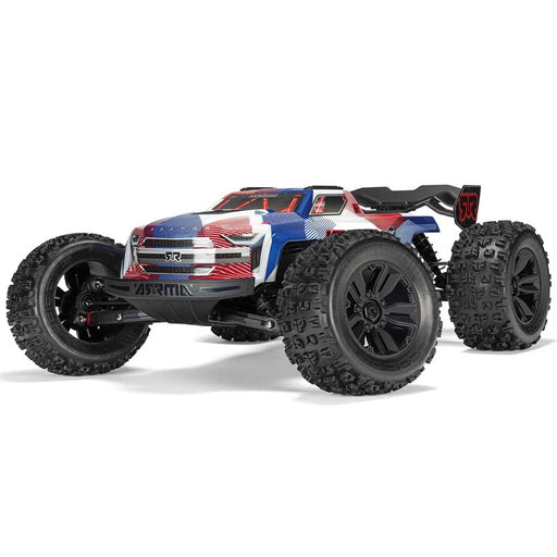 ARA8608V6T4 Arrma 1/8 1/8 KRATON 6S 4X4 RTR Brushless Speed Truck, Blue/Red