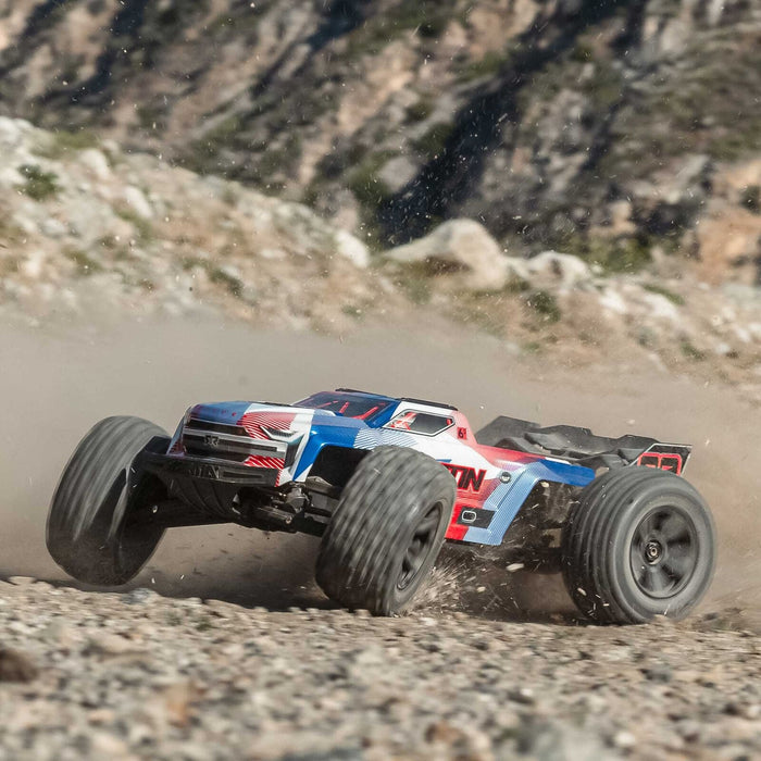 ARA8608V6T4 Arrma 1/8 1/8 KRATON 6S 4X4 RTR Brushless Speed Truck, Blue/Red