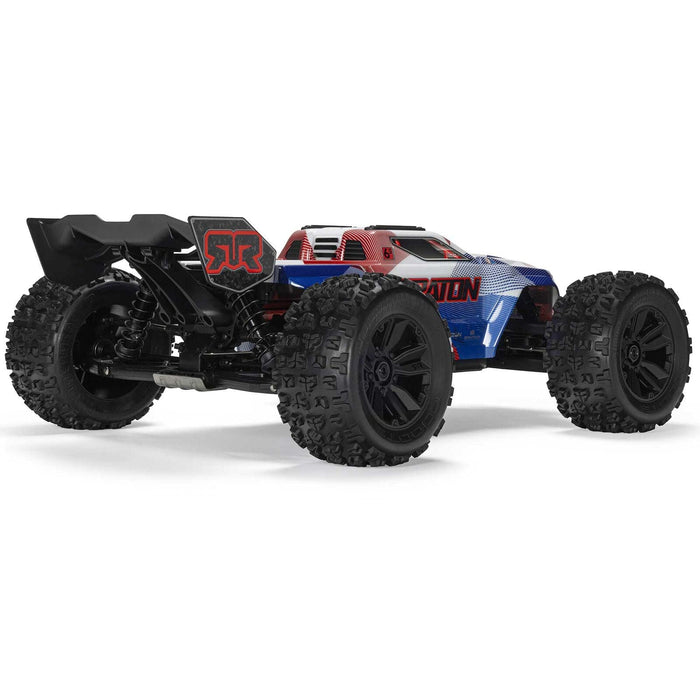 ARA8608V6T4 Arrma 1/8 1/8 KRATON 6S 4X4 RTR Brushless Speed Truck, Blue/Red
