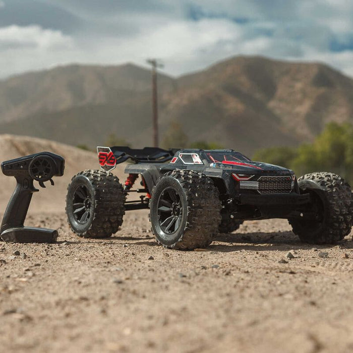 ARA8708V6T1 1/8 KRATON 6S EXB 4X4 RTR Brushless Speed Truck, BLACK *YOU will need this to run this truck # SPMXPSS600