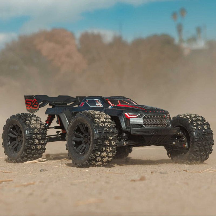ARA8708V6T1 1/8 KRATON 6S EXB 4X4 RTR Brushless Speed Truck, BLACK *YOU will need this to run this truck # SPMXPSS600