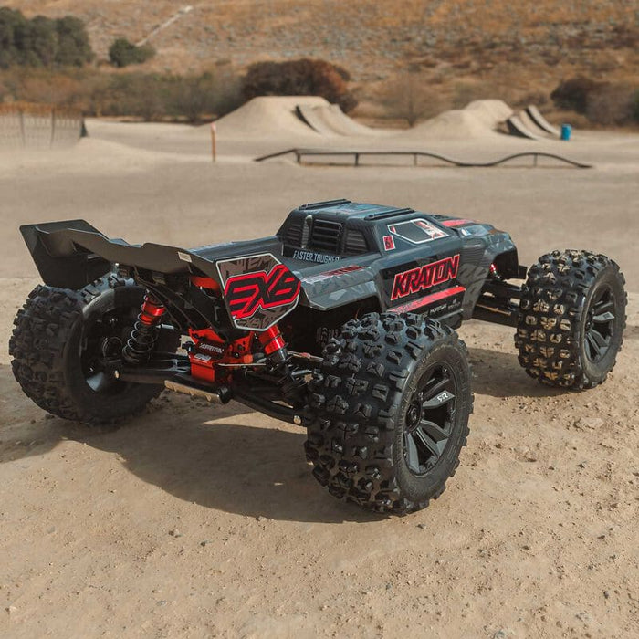 ARA8708V6T1 1/8 KRATON 6S EXB 4X4 RTR Brushless Speed Truck, BLACK *YOU will need this to run this truck # SPMXPSS600