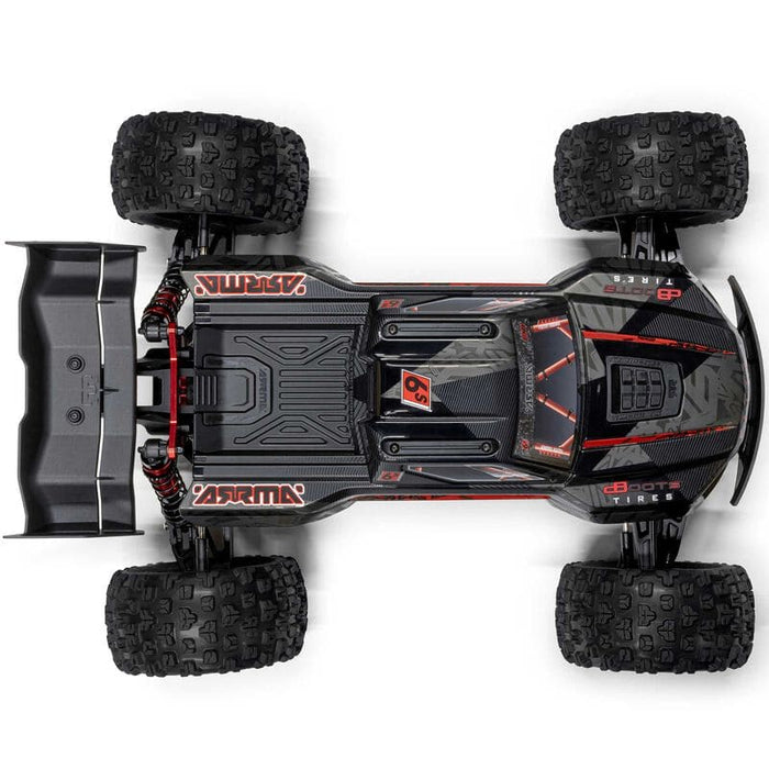 ARA8708V6T1 1/8 KRATON 6S EXB 4X4 RTR Brushless Speed Truck, BLACK *YOU will need this to run this truck # SPMXPSS600