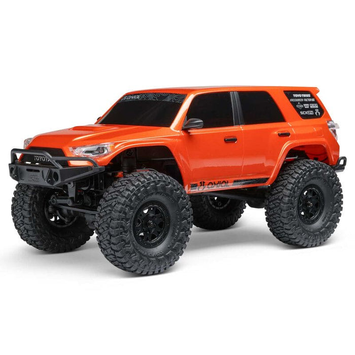 AXI-2035T1 1/24 SCX24 Toyota 4Runner 4X4 RTR Brushed Rock Crawler (Battery & Charger Included), Orange