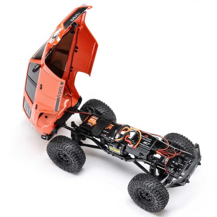 AXI-2035T1 1/24 SCX24 Toyota 4Runner 4X4 RTR Brushed Rock Crawler (Battery & Charger Included), Orange