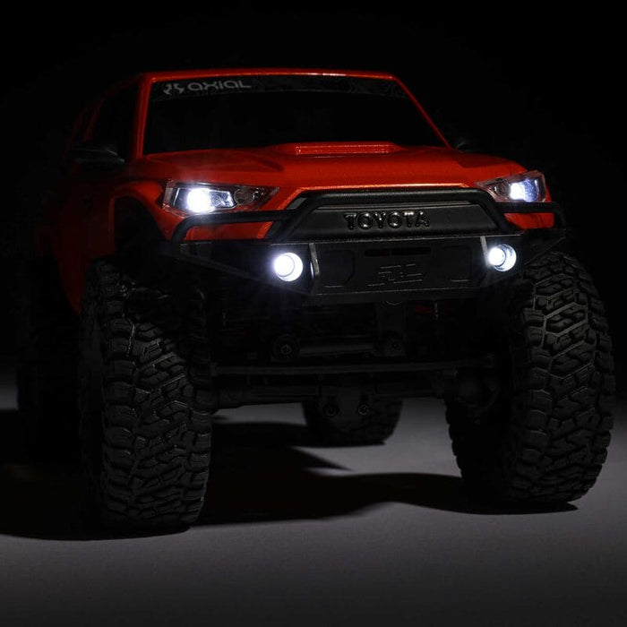 AXI-2035T1 1/24 SCX24 Toyota 4Runner 4X4 RTR Brushed Rock Crawler (Battery & Charger Included), Orange