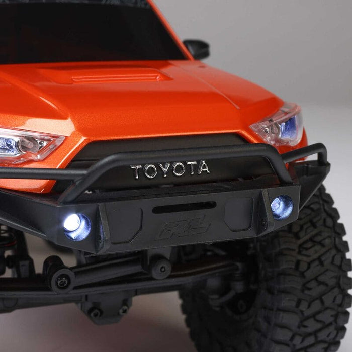 AXI-2035T1 1/24 SCX24 Toyota 4Runner 4X4 RTR Brushed Rock Crawler (Battery & Charger Included), Orange