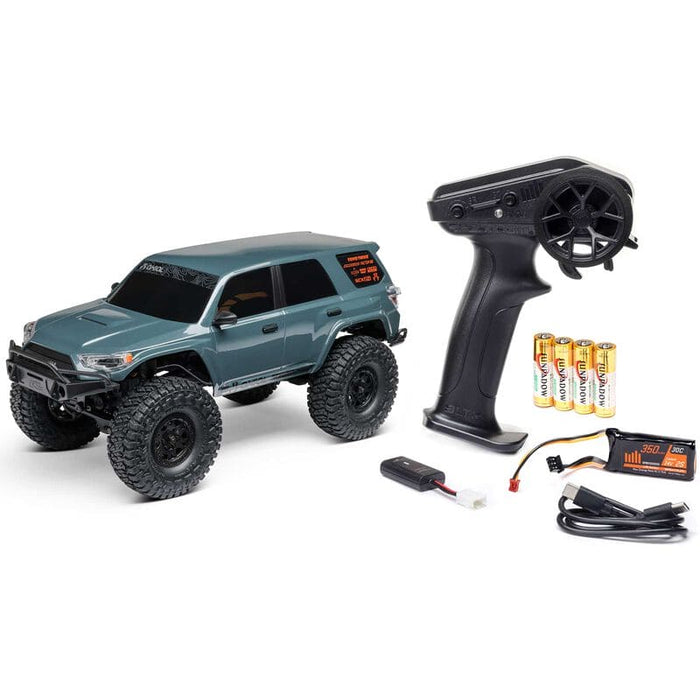 AXI-2035T2 1/24 SCX24 Toyota 4Runner 4X4 RTR Brushed Rock Crawler (Battery & Charger Included), Gray