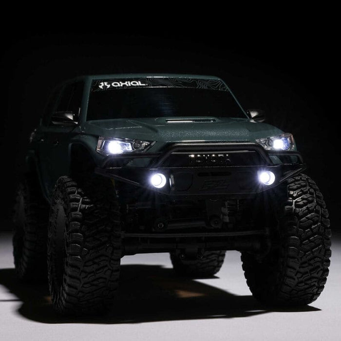 AXI-2035T2 1/24 SCX24 Toyota 4Runner 4X4 RTR Brushed Rock Crawler (Battery & Charger Included), Gray