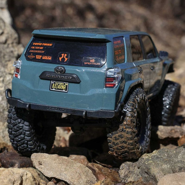 AXI-2035T2 1/24 SCX24 Toyota 4Runner 4X4 RTR Brushed Rock Crawler (Battery & Charger Included), Gray
