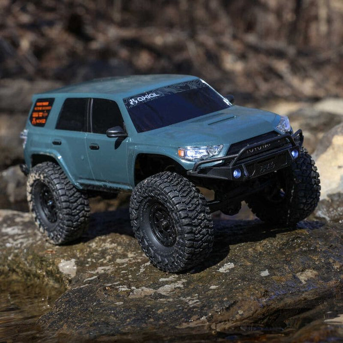 AXI-2035T2 1/24 SCX24 Toyota 4Runner 4X4 RTR Brushed Rock Crawler (Battery & Charger Included), Gray