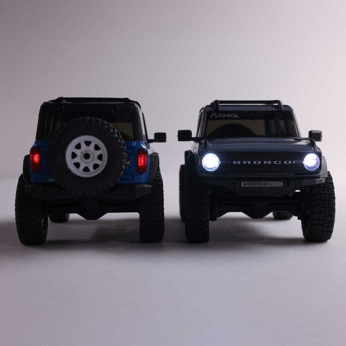 AXI-2048T1 1/30 SCX30 Ford Bronco 4X4 RTR Brushed Rock Crawler (Battery & Charger Included), Blue