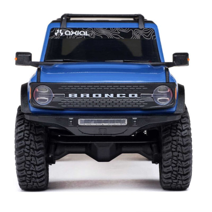 AXI-2048T1 1/30 SCX30 Ford Bronco 4X4 RTR Brushed Rock Crawler (Battery & Charger Included), Blue