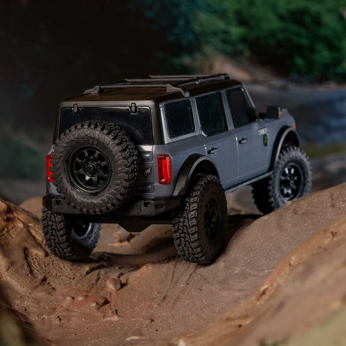 AXI-2048T2 Axial 1/30 SCX30 Ford Bronco 4X4 RTR Brushed Rock Crawler (Battery & Charger Included), Grey