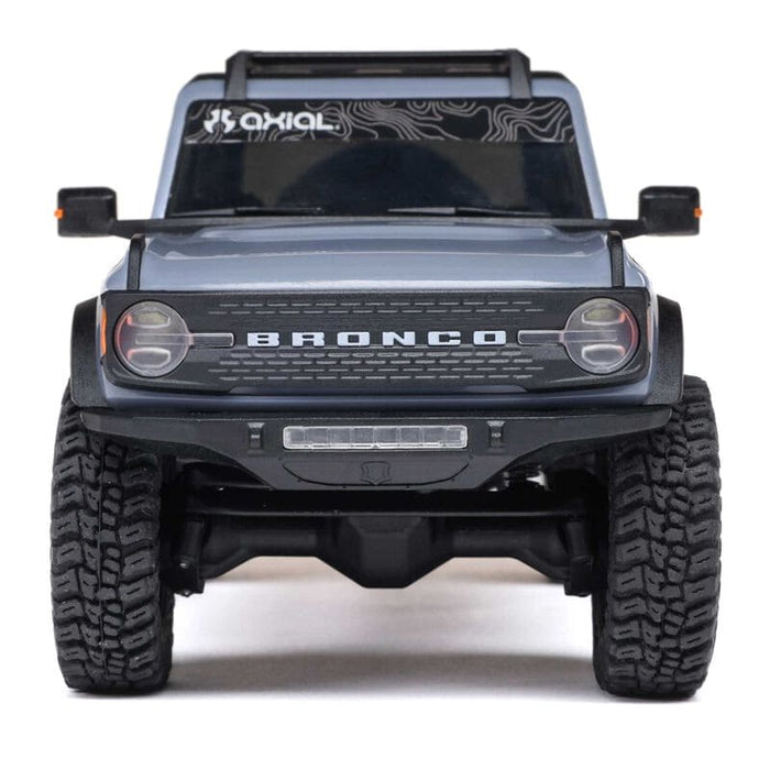 AXI-2048T2 Axial 1/30 SCX30 Ford Bronco 4X4 RTR Brushed Rock Crawler (Battery & Charger Included), Grey