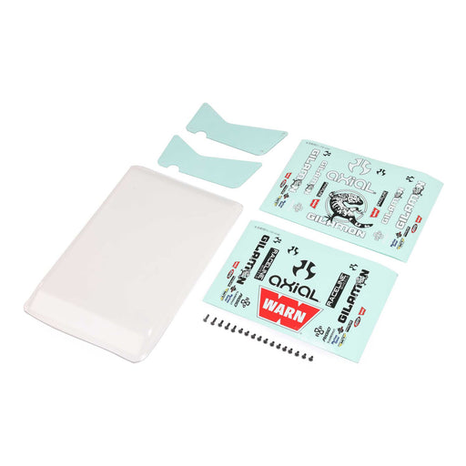 AXI-2187	 Body Panel Set, Clear: Gilamon AXP8