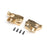 AXI-2200 Portal Knuckles (Left/Right), Brass (69.5g ea), AF16P: AXP8