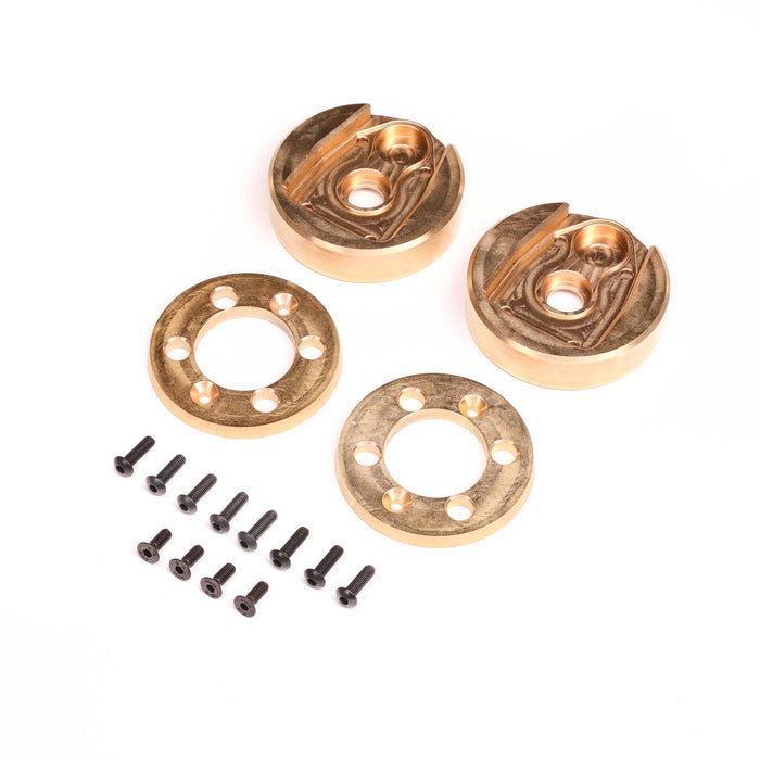 AXI-2201 Portal Cover and Weights, Brass (122.4g,34.6g ea), AF16P: AXP8