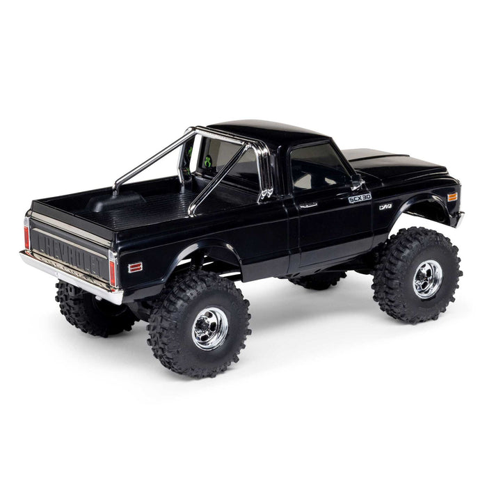 AXI-2260T2 Axial 1/30 SCX30 Chevrolet K10 Brushed 4x4 RTR (B&C Incl) black **FOR EXTRA BATTERY ORDER #SPMX-1122