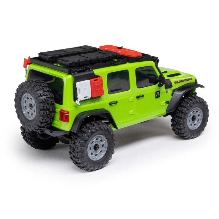 AXI-2261T1 Axial 1/30 SCX30 Jeep Wrangler JLU 4X4 RTR Brushed Rock (Battery & Charger Included) - Green
