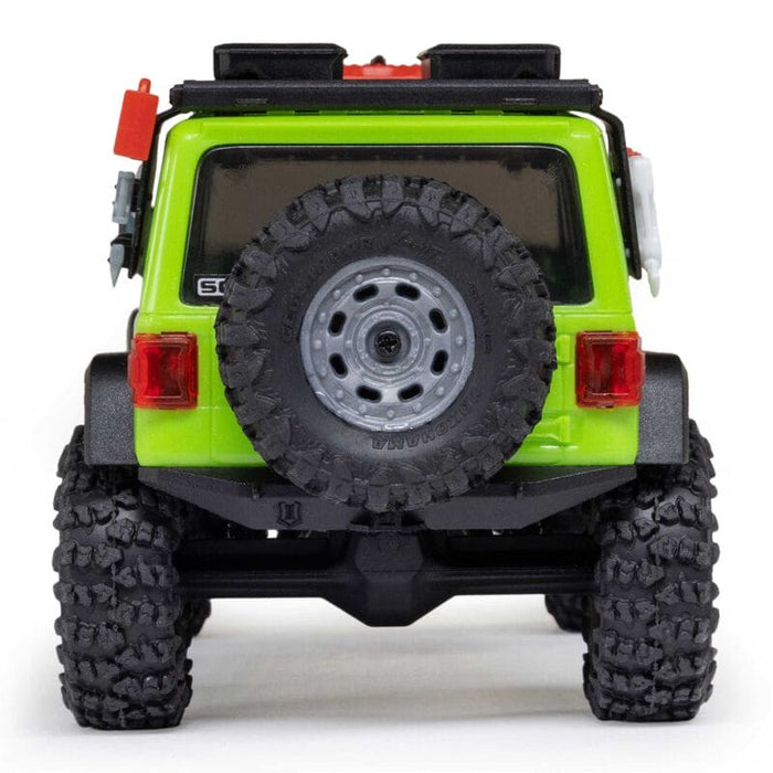 AXI-2261T1 Axial 1/30 SCX30 Jeep Wrangler JLU 4X4 RTR Brushed Rock (Battery & Charger Included) - Green