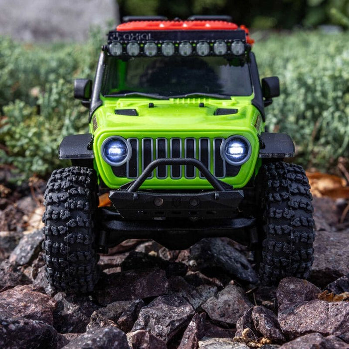 AXI-2261T1 Axial 1/30 SCX30 Jeep Wrangler JLU 4X4 RTR Brushed Rock (Battery & Charger Included) - Green