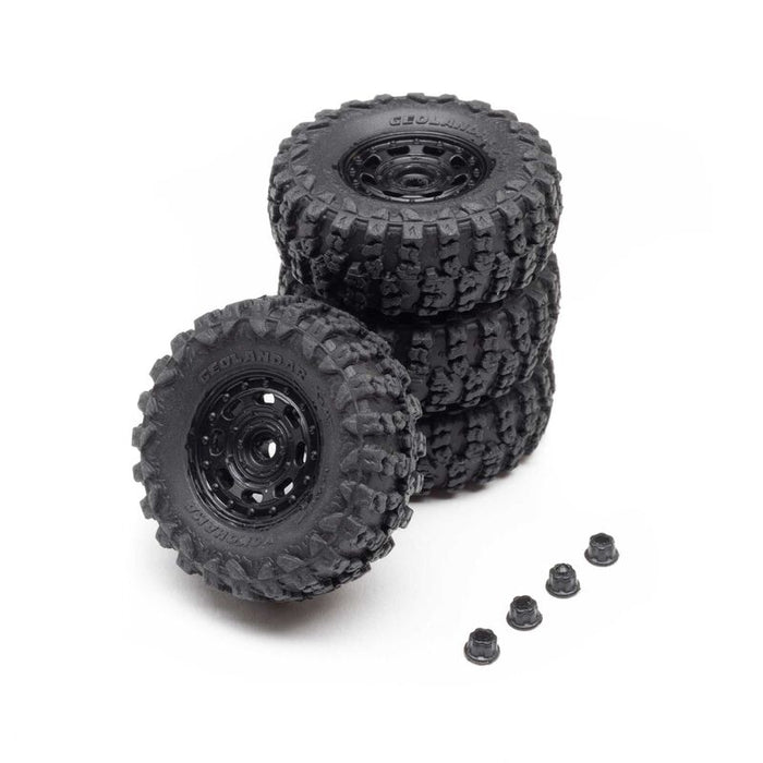 AXI-2261T1 Axial 1/30 SCX30 Jeep Wrangler JLU 4X4 RTR Brushed Rock (Battery & Charger Included) - Green