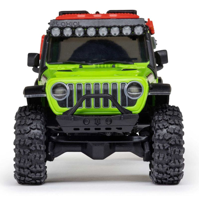 AXI-2261T1 Axial 1/30 SCX30 Jeep Wrangler JLU 4X4 RTR Brushed Rock (Battery & Charger Included) - Green
